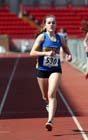 Lydia Turner (Birtley) wins the under-17 3000 metres, 2012 North Eastern Championships.